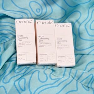 Onomie Bright Concealing Elixir Shade 1 Lovelace Shade Full Size 3 Pack!